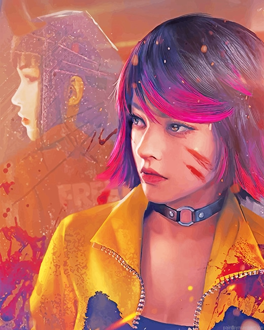Kelly Free Fire Games Painting By Numberss.png