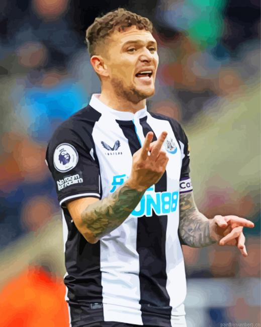 Kieran Trippier Football Player Painting By Numberss.png