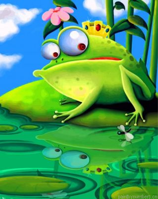 King Frog Painting By Numbers.png