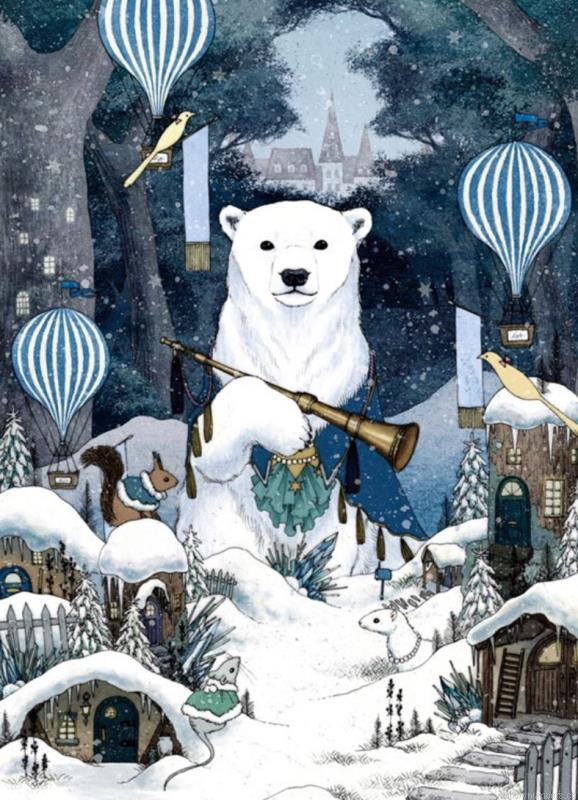 King Polar Bear Painting By Numberss.png
