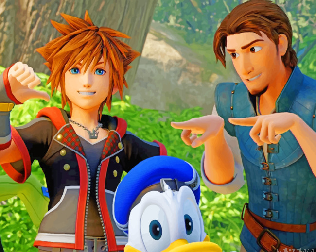 Kingdom Hearts Disney Painting By Numbers.png
