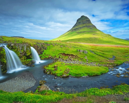 Kirkjufell Mountain Nature Painting By Numberss.png