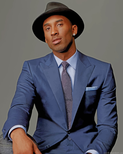 Kobe Bryant In Suit Painting By Numberss.png