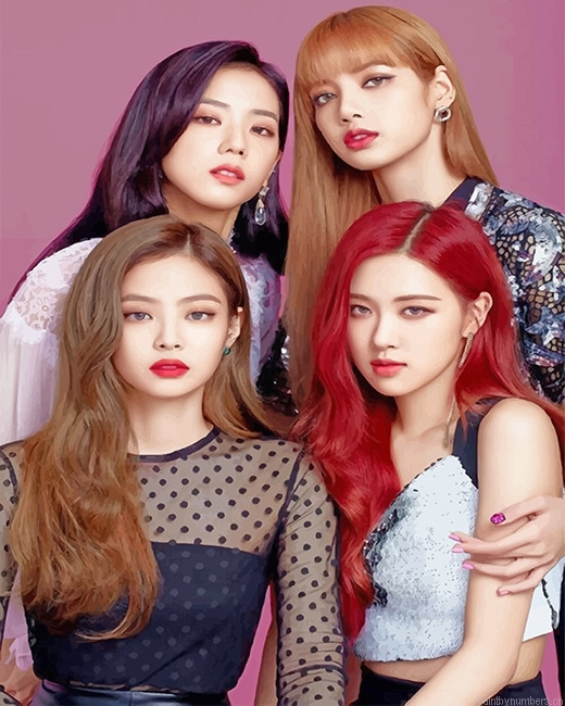 Kpop Blackpink Painting By Numberss.png