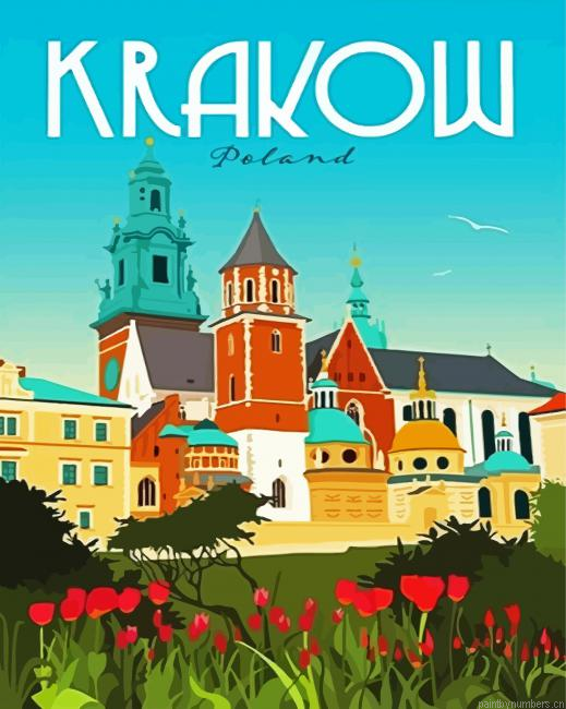 Krakow Poland Painting By Numberss.png