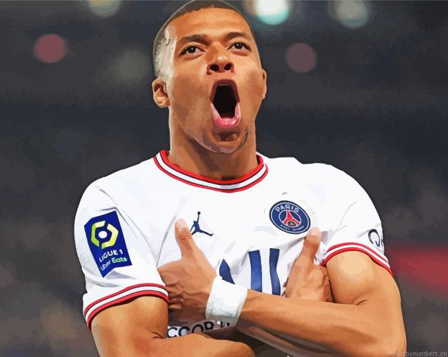 Kylian Mbappe Painting By Numberss.png