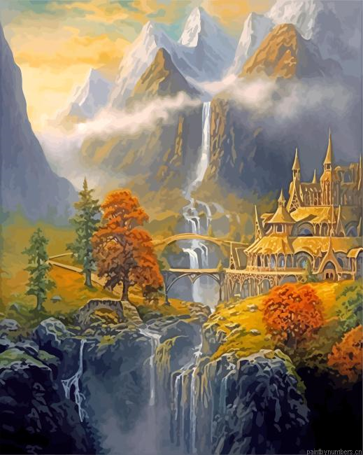 Lotr Landscape Painting By Numberss.png