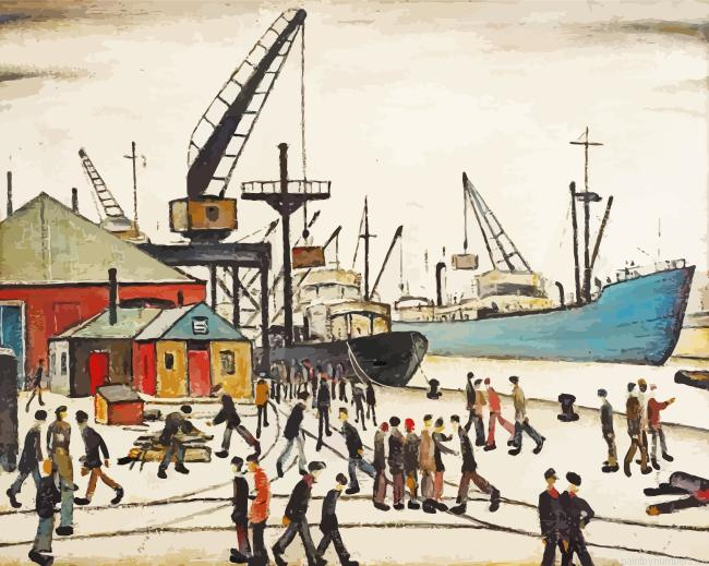Ls Lowry Glasgow Docks Painting By Numberss.png