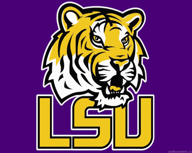 Lsu Tigers Illustration Painting By Numbers.png