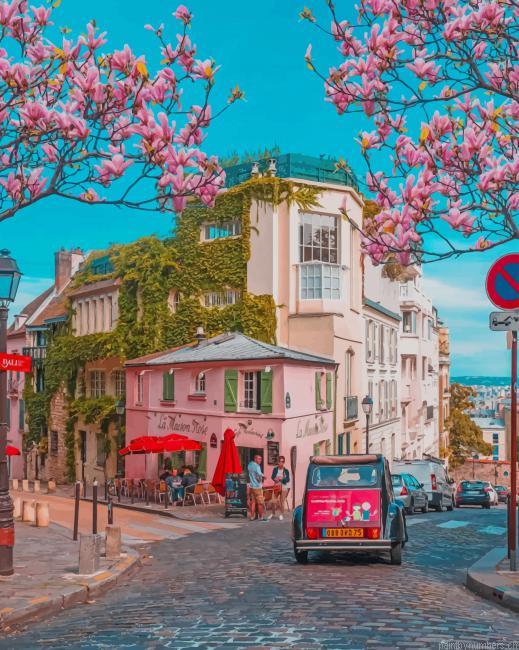 La Maison Rose Cities Painting By Numberss.png