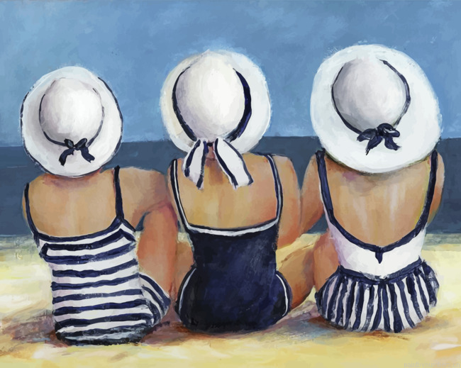 Ladies On The Beach Painting By Numbers.png