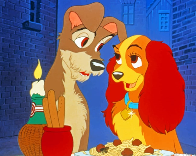 Lady And The Tramp Romance Painting By Numbers.png