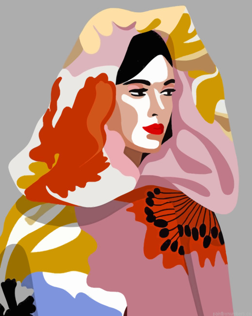 Lady Illustrations Painting By Numbers.png