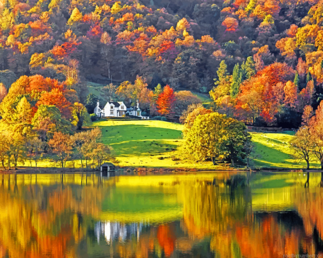 Lake District Water Reflection Painting By Numbers.png
