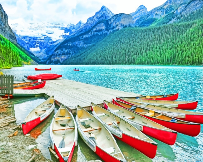 Lake Louise Boats Painting By Numbers.png