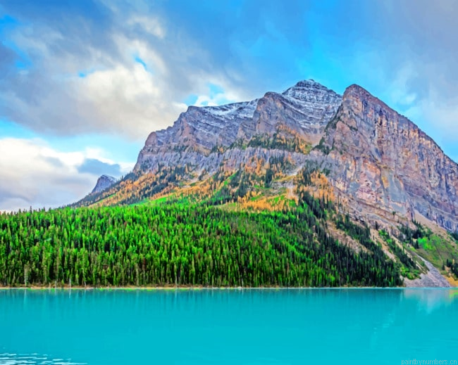 Lake Louise In Alberta Painting By Numbers.png