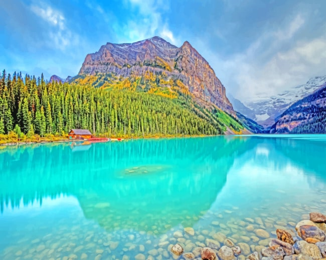 Lake Louise Nature Painting By Numbers.png