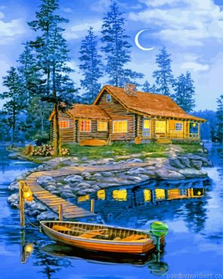 Lakeside Boat Painting By Numbers.png