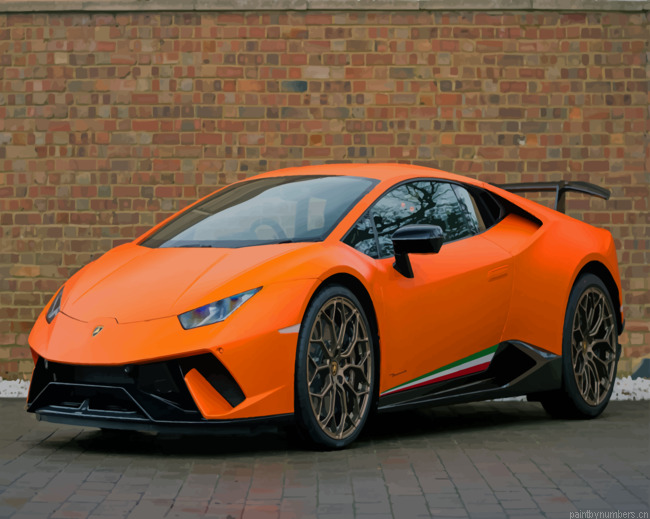 Lamborghini Huracan Car Painting By Numberss.png