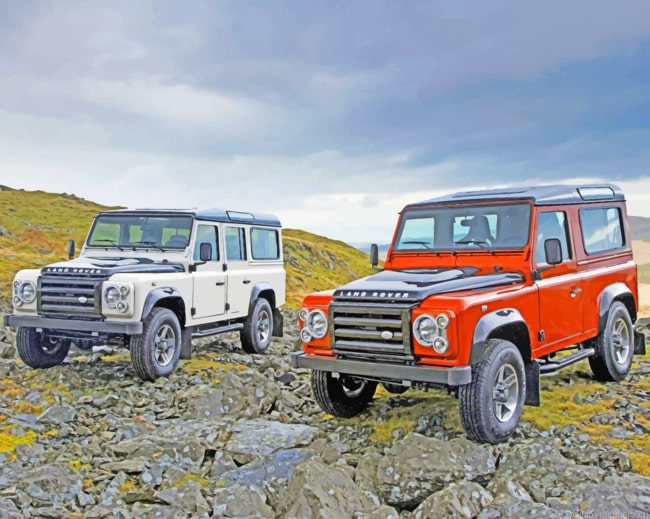Land Rovers Cars Painting By Numbers.png
