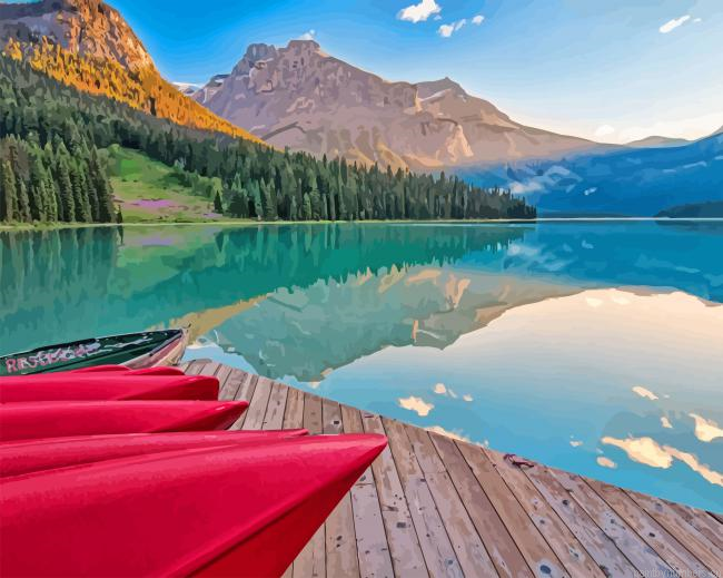 Landscape Canada Nature Painting By Numberss.png