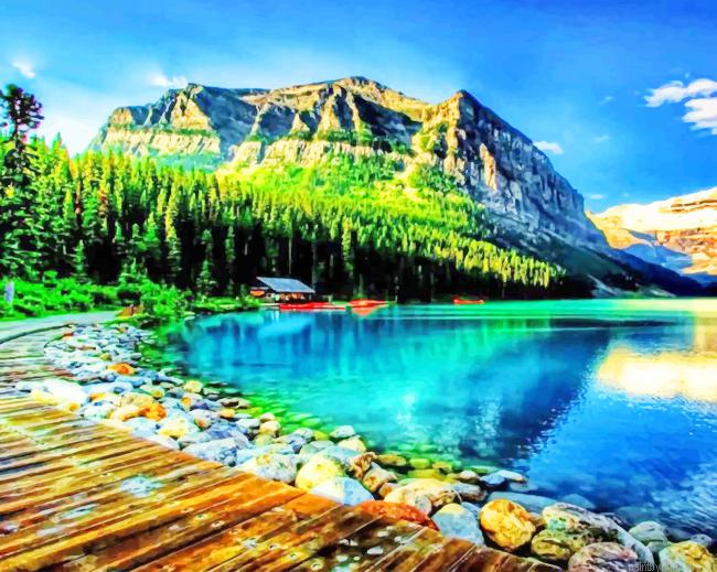 Landscape Scenery Nature Painting By Numberss.png