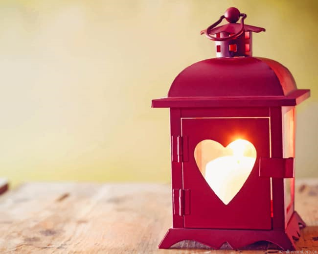 Lantern Flashlight Heart Painting By Numberss.png