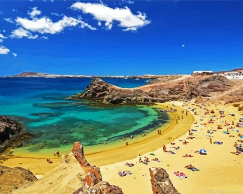 Lanzarote Beach Seascape Painting By Numberss.png