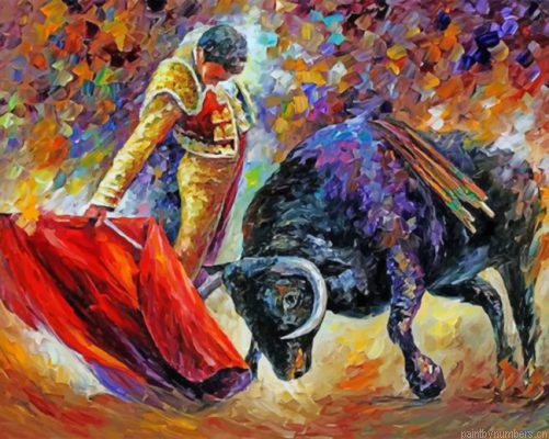 Latino Bullfighter Painting By Numbers.png