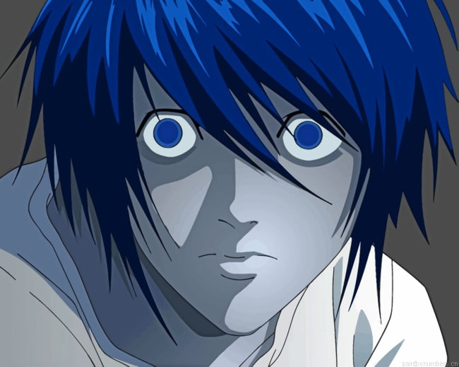 Lawliet L Death Note Animes Painting By Numberss.png