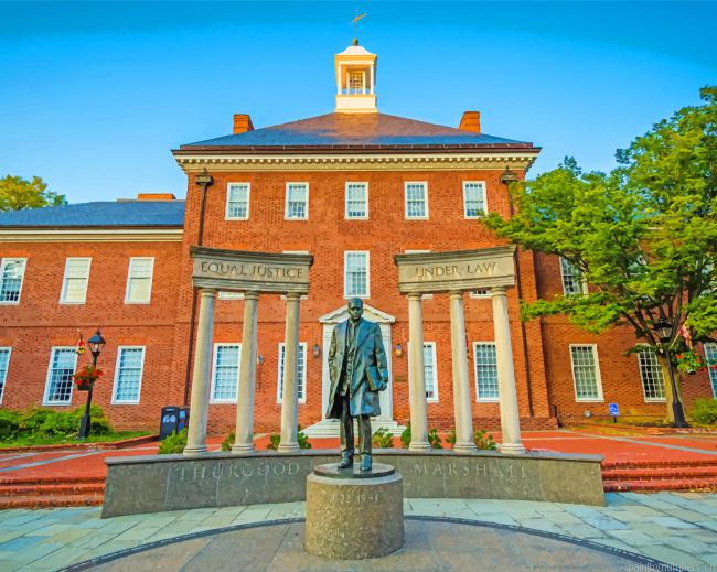 Lawyers Mall Maryland Buildings Painting By Numbers.png
