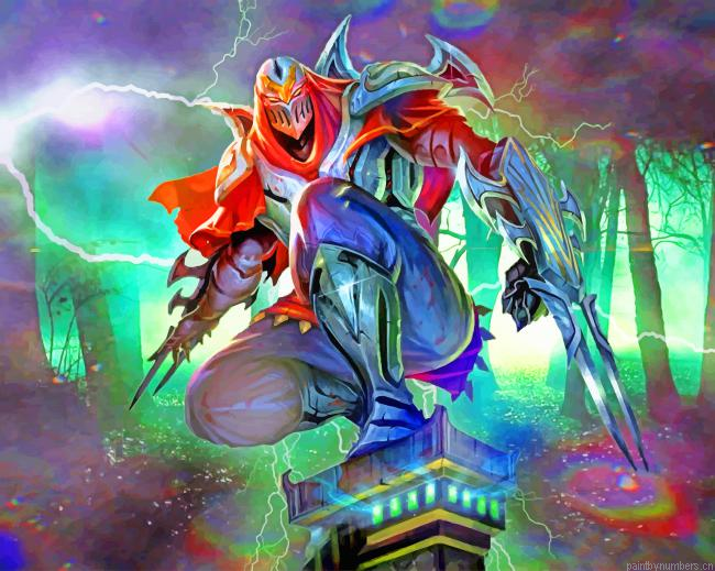 League Of Legends Zed Painting By Numbers.png