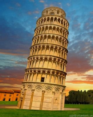 Leaning Tower Of Pisa Italy Painting By Numbers.png
