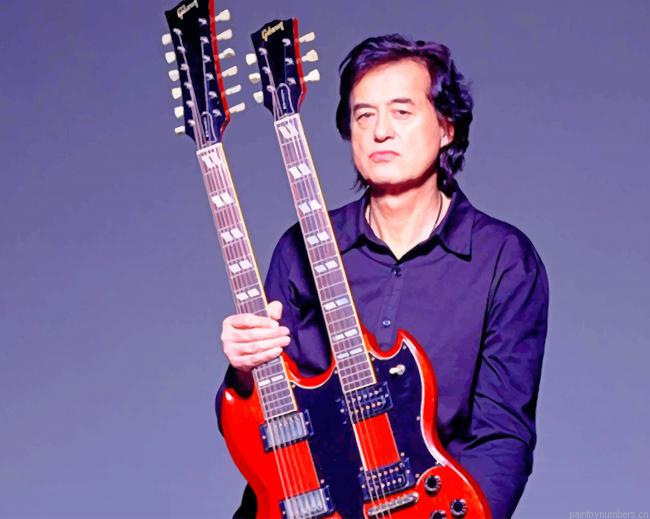Led Zeppelin Jimmy Page Painting By Numberss.png