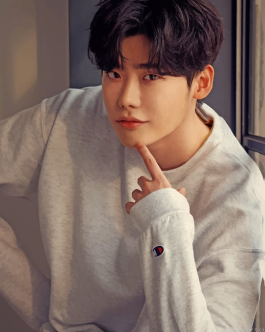 Lee Jong Suk Portrait Actors Painting By Numberss.png