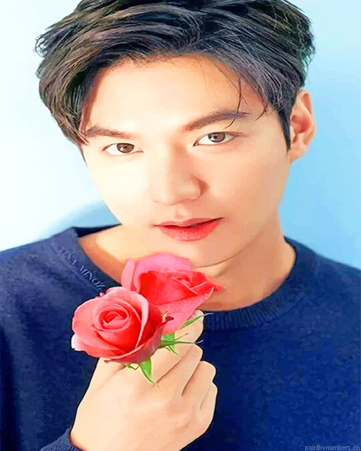 Lee Min Ho Flower Actors Painting By Numberss.png