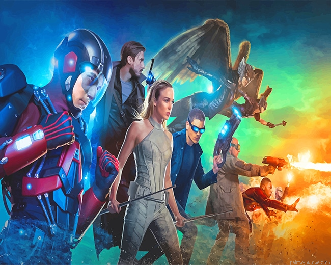 Legends Of Tomorrow Movies Painting By Numberss.png