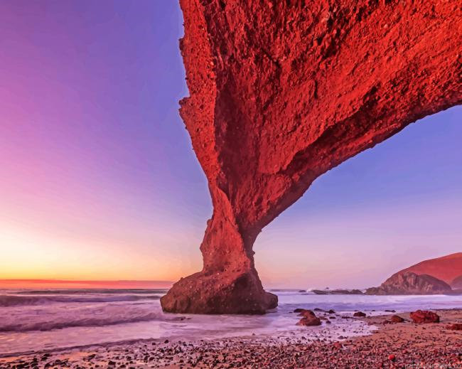 Legzira Beach Morocco Painting By Numberss.png