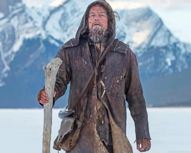 Leo Dicaprio The Revenant Movie Actors Painting By Numberss.png