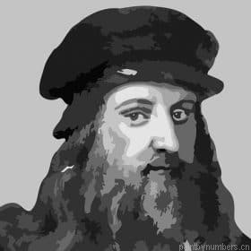 Leonardo Da Vinci Portrait Painting By Numbers.png
