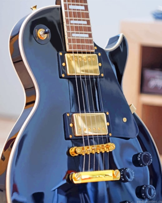 Les Paul Electric Guitar Painting By Numberss.png