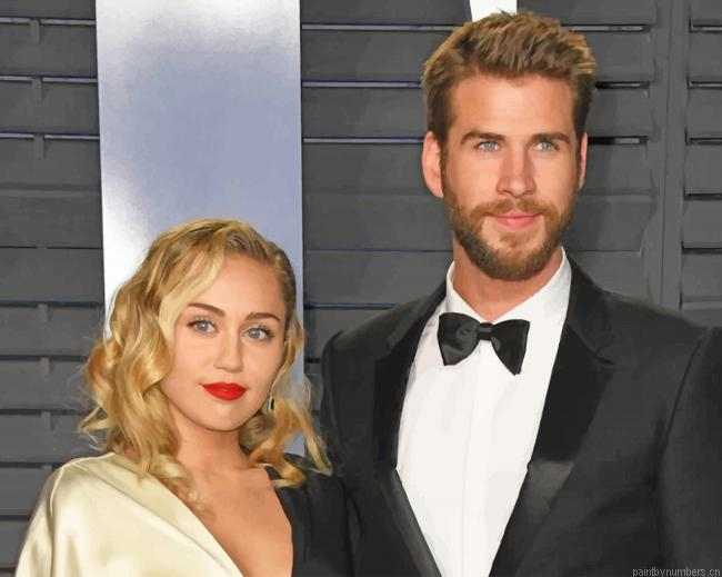 Liam Hemsworth And Miley Cyrus Couple Painting By Numberss.png
