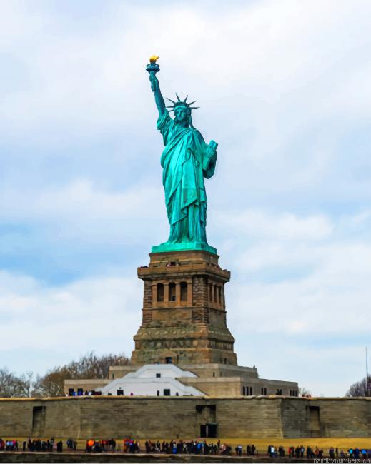 Liberty Statue Cities Painting By Numberss.png