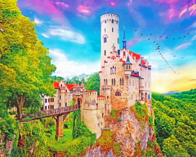 Lichtenstein Castle Germany Painting By Numbers.png