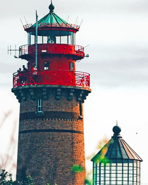 Lighthouse Architecture From Bushes Painting By Numberss.png