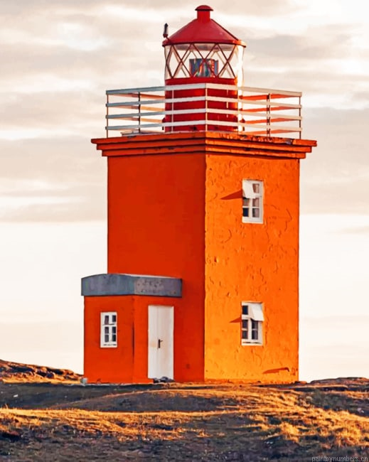 Lighthouse Building Architecture Painting By Numberss.png