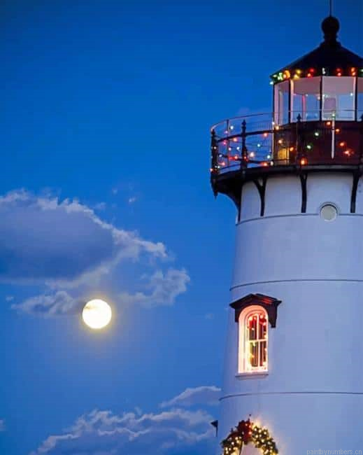 Lighthouse Christmas Painting By Numberss.png