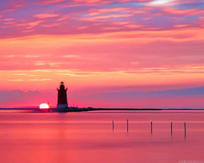 Lighthouse In Delaware Painting By Numberss.png