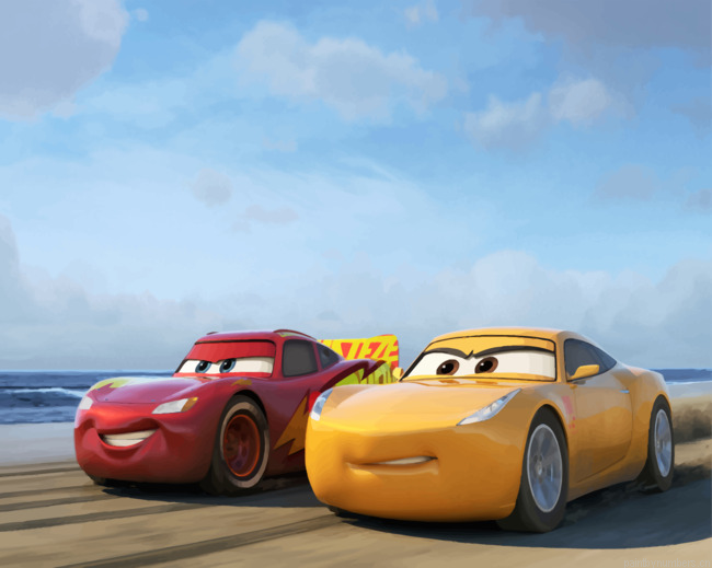 Lightning Mcqueen Movie Painting By Numbers.png