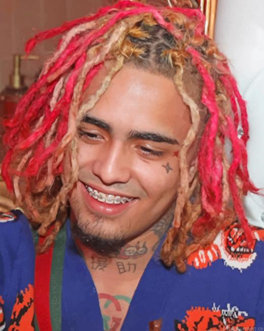 Lil Pump Photoshoot Rappers Painting By Numberss.png